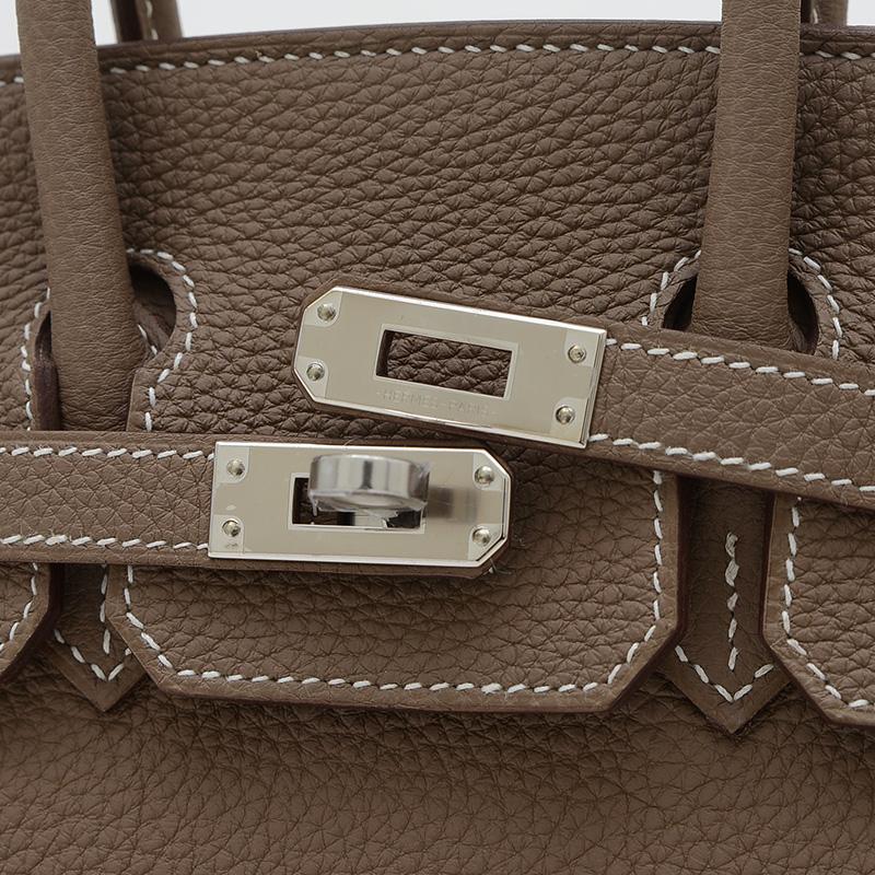 HERMES（エルメス） 値下げ バーキン25 トゴ エトゥープ シルバー金具