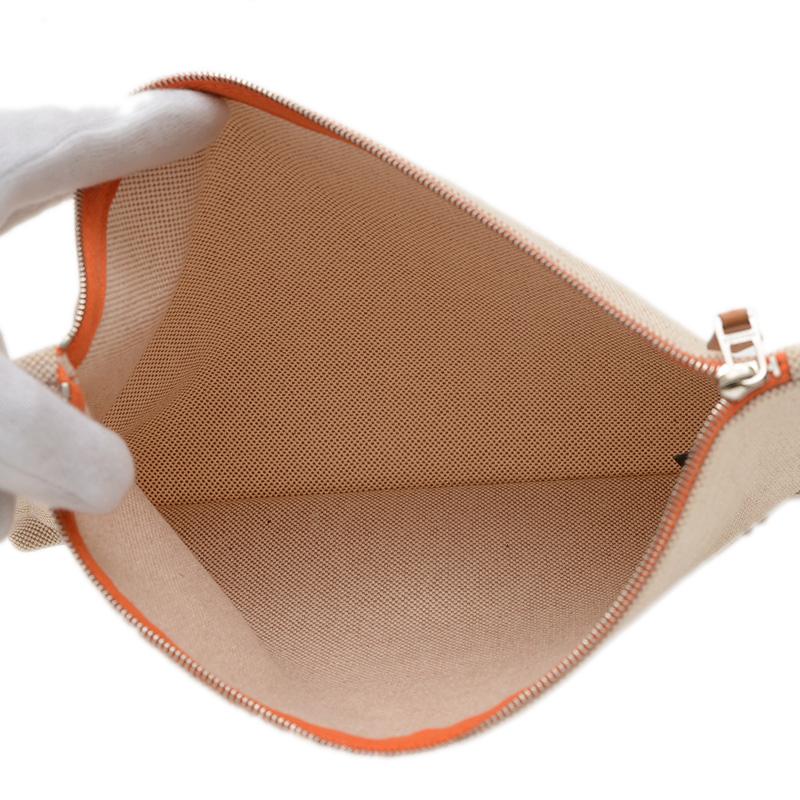 HERMES エルメス ニューヨッティング GM フラットポーチ トワル  