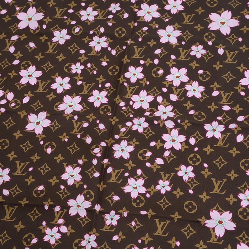LOUIS VUITTON ルイ・ヴィトン LV×TM カレ70 スカーフ チェリー