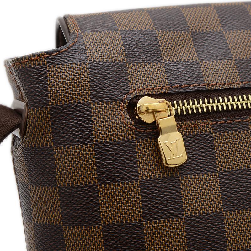 美品 LOUIS VUITTON ダミエ ブルックリンGM ショルダーバッグ