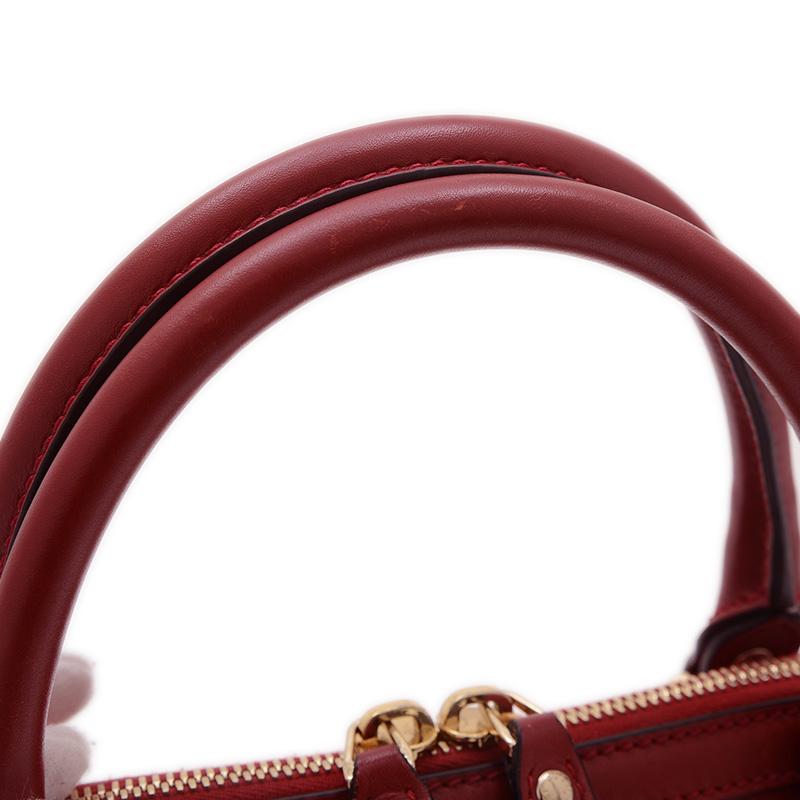 GUCCI（グッチ） マイクログッチシマ 2WAYバッグ レッド 449663