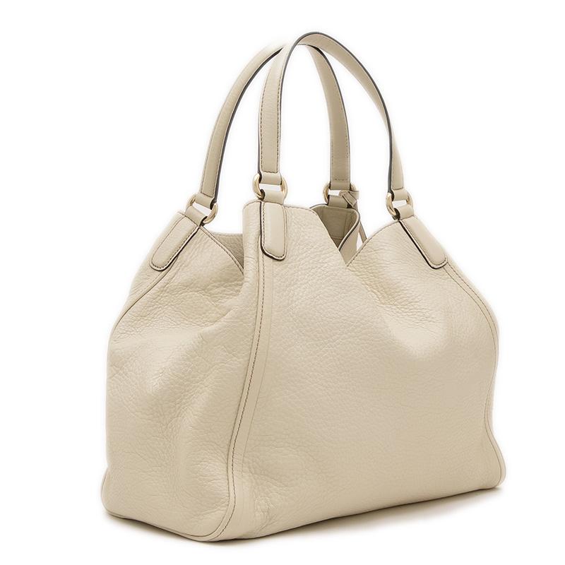 GUCCI グッチ ソーホー インターロッキングG トートバッグ レザー 