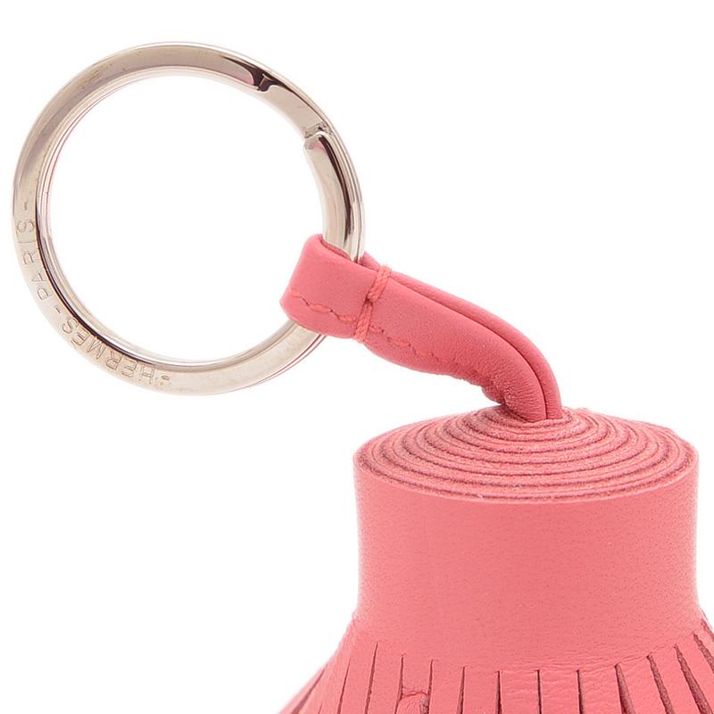 HERMES エルメス カルメン チャーム ローズアザレ バッグチャーム  