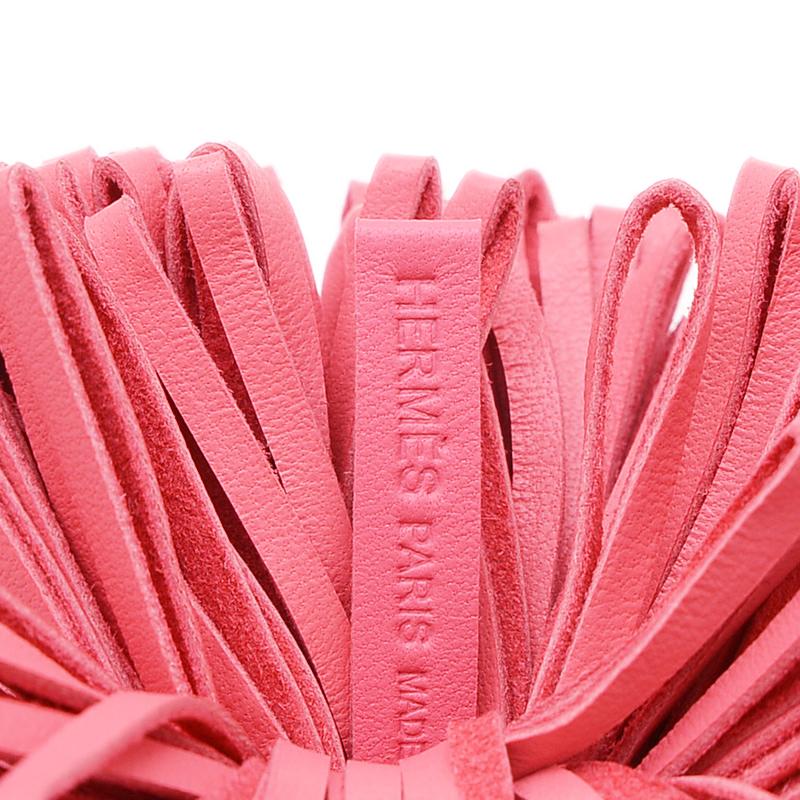 HERMES エルメス カルメン チャーム ローズアザレ バッグチャーム  