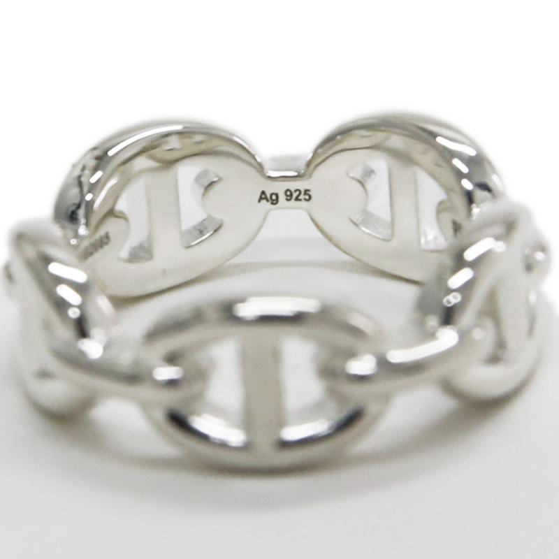 エルメス シェーヌダンクル アンシェネ PM 51号 シルバー 925 HERMES エルメス アンシェネPM シェーヌダンクル リング