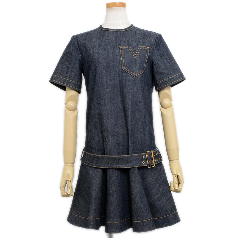 LOUIS VUITTON（ルイ・ヴィトン） ワンピース デニム コットン混