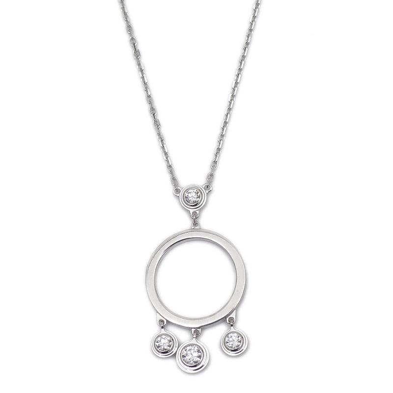 Cartier（カルティエ） ディアマンレジェ ドゥ ネックレス 4Pダイヤ
