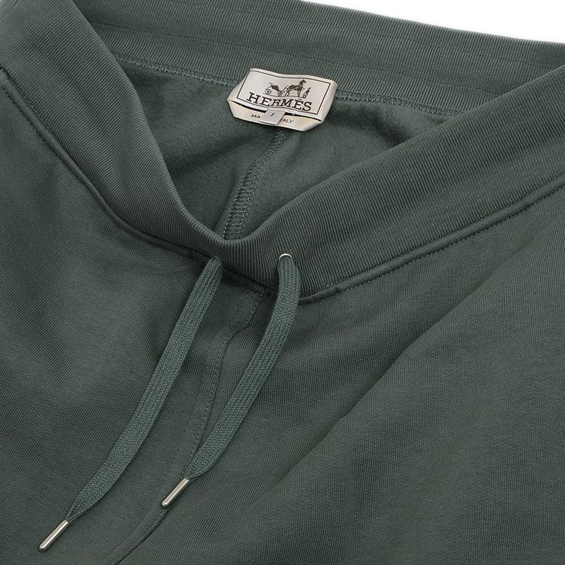 エルメス スエット コットンパンツ ブルー Sサイズ メンズ 極美品