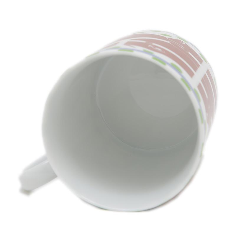 HERMES エルメス マグカップ QUADRIGE POP クアドリカ グリーン 陶磁器  