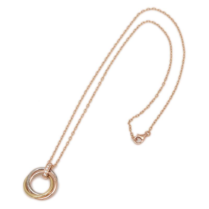 Cartier（カルティエ） トリニティ ネックレス 5Pダイヤ スリーカラー