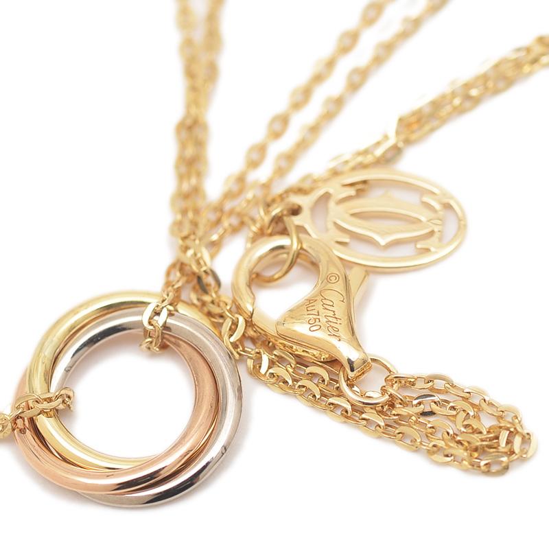 Cartier（カルティエ） トリニティ ネックレス スリーカラーゴールド