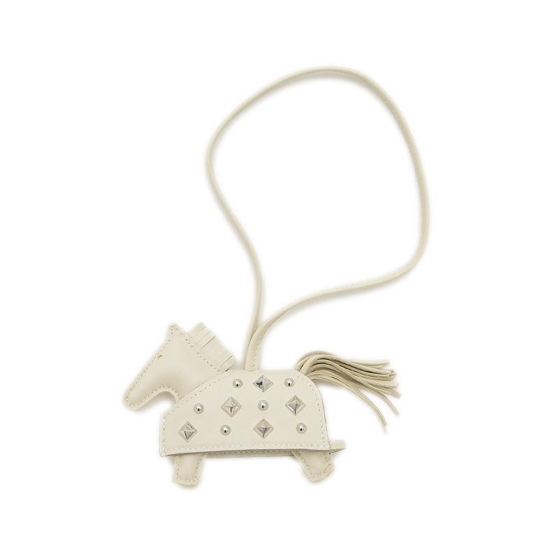 HERMES エルメス ロデオ ロベオロックPM バッグチャーム クレ シルバー