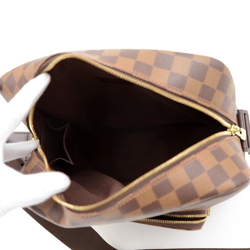 大人気✨ルイヴィトン　ショルダーバッグ　ダミエ　オラフ　N41441 ブラウン 楽天市場】LOUIS VUITTON ルイヴィトン N41441 ダミエ オラフMM 斜め