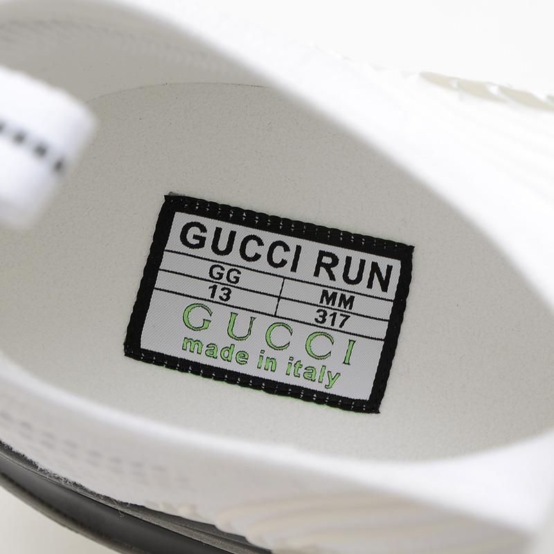 GUCCI（グッチ） グッチラン スニーカー ナイロン ホワイト メンズ