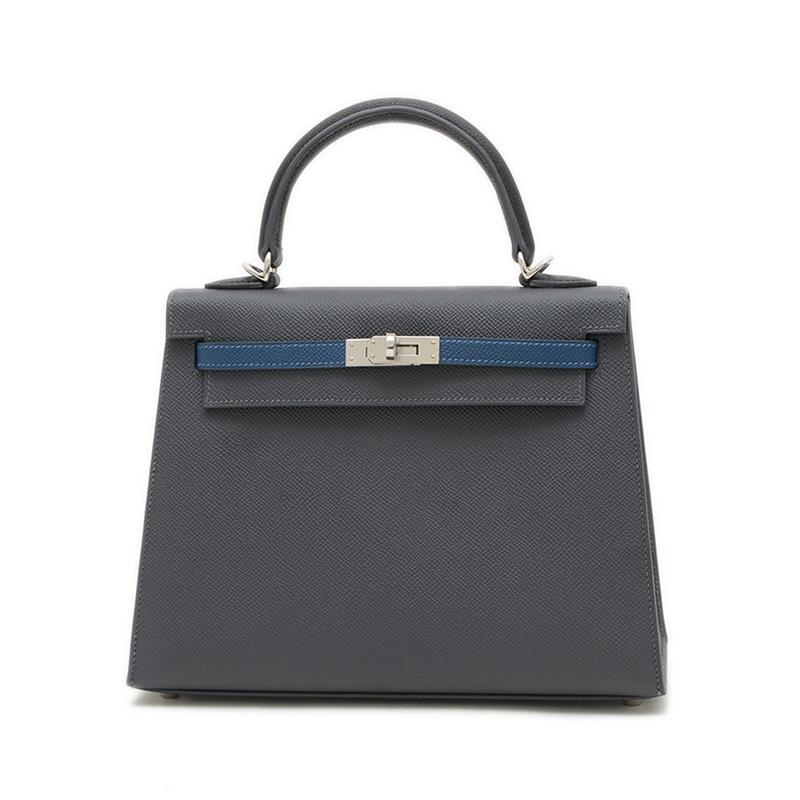 HERMES（エルメス） ケリー25 外縫い トリコロール エプソン