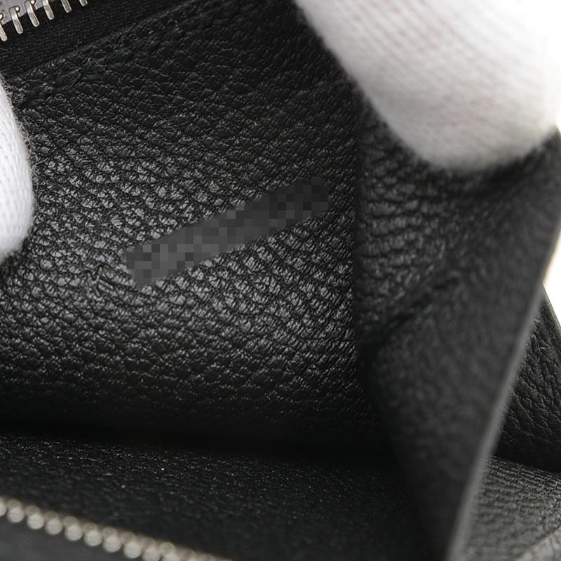 エルメス HERMES 財布 べアンコンパクト リザード ブラックレザー