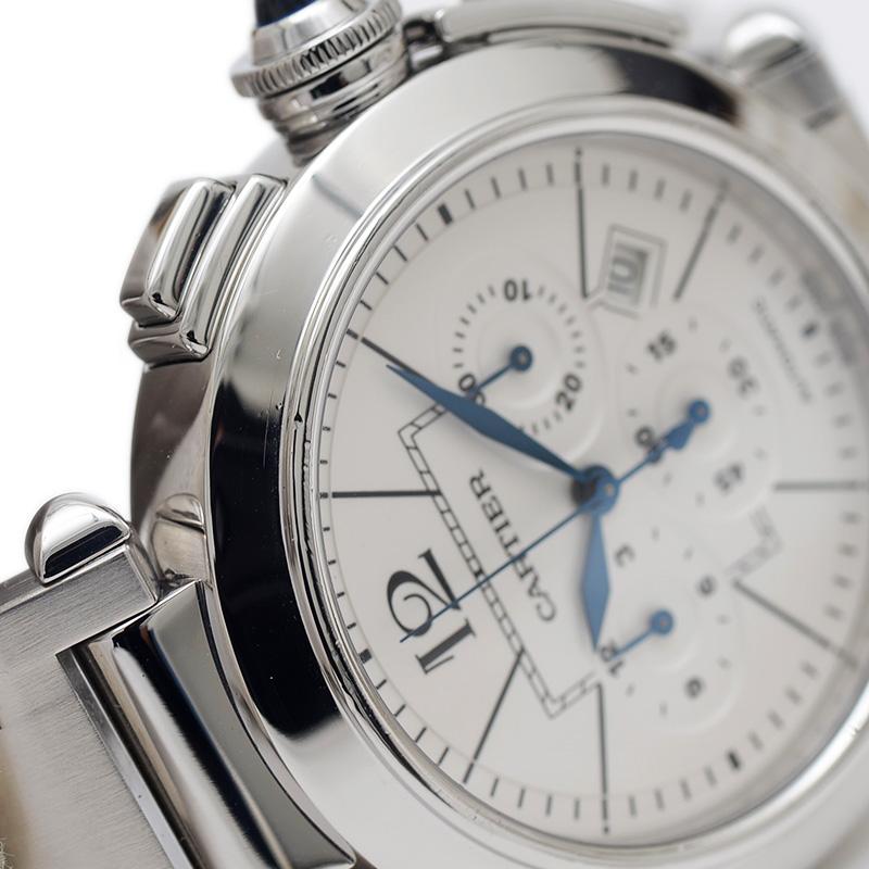 Cartier（カルティエ） パシャ 42mm クロノグラフ 白文字盤 SS