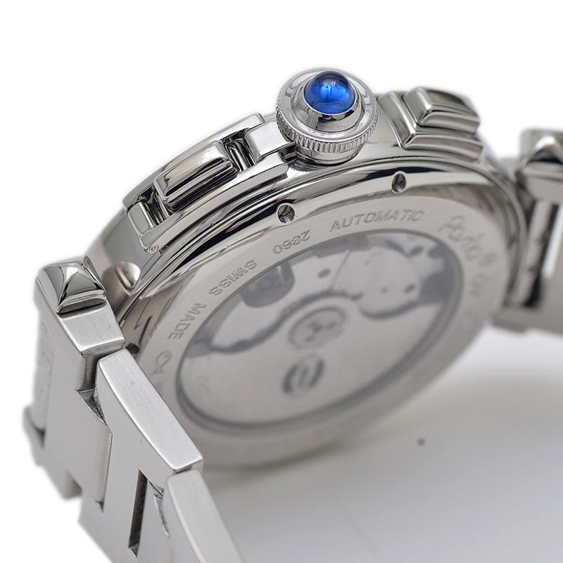 【新品】Cartier カルティエ パシャ ローマンニューメラルコレクション W3019951 Cartier（カルティエ） パシャ 42mm クロノグラフ LM 中古