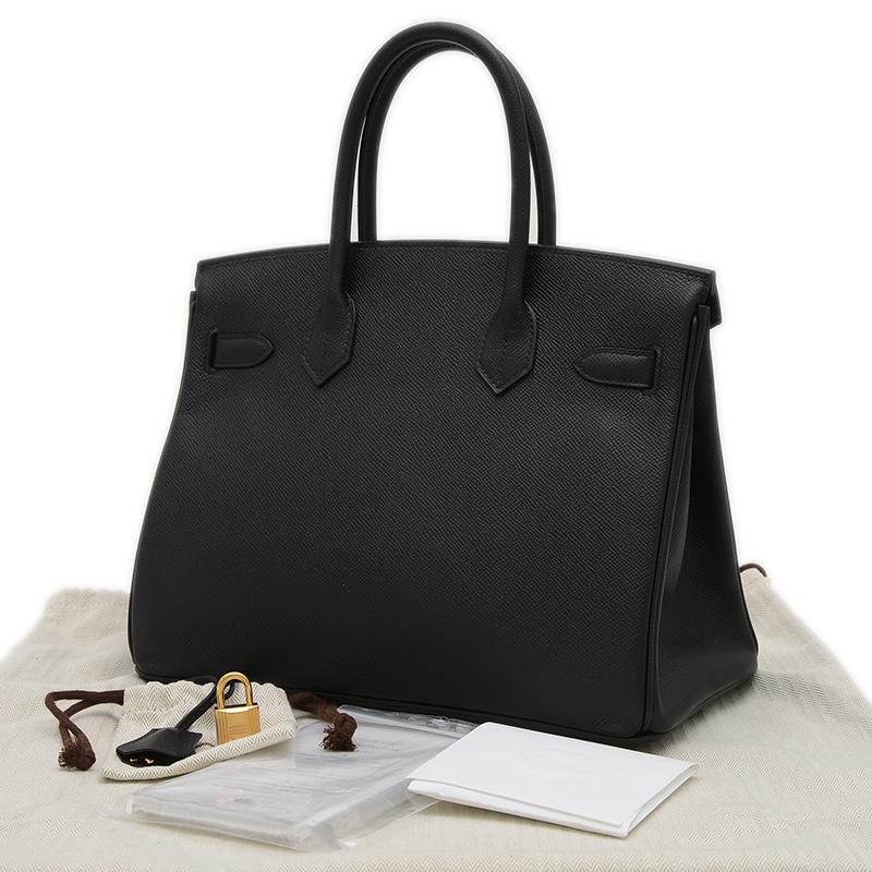 HERMES（エルメス） バーキン30 エプソン ブラック ゴールド金具 A刻印