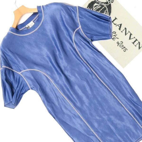 全品送料無料 新品15ss Lanvin メタリックドロップショルダーワンピース メール便なら送料無料 Www Ladislexia Net