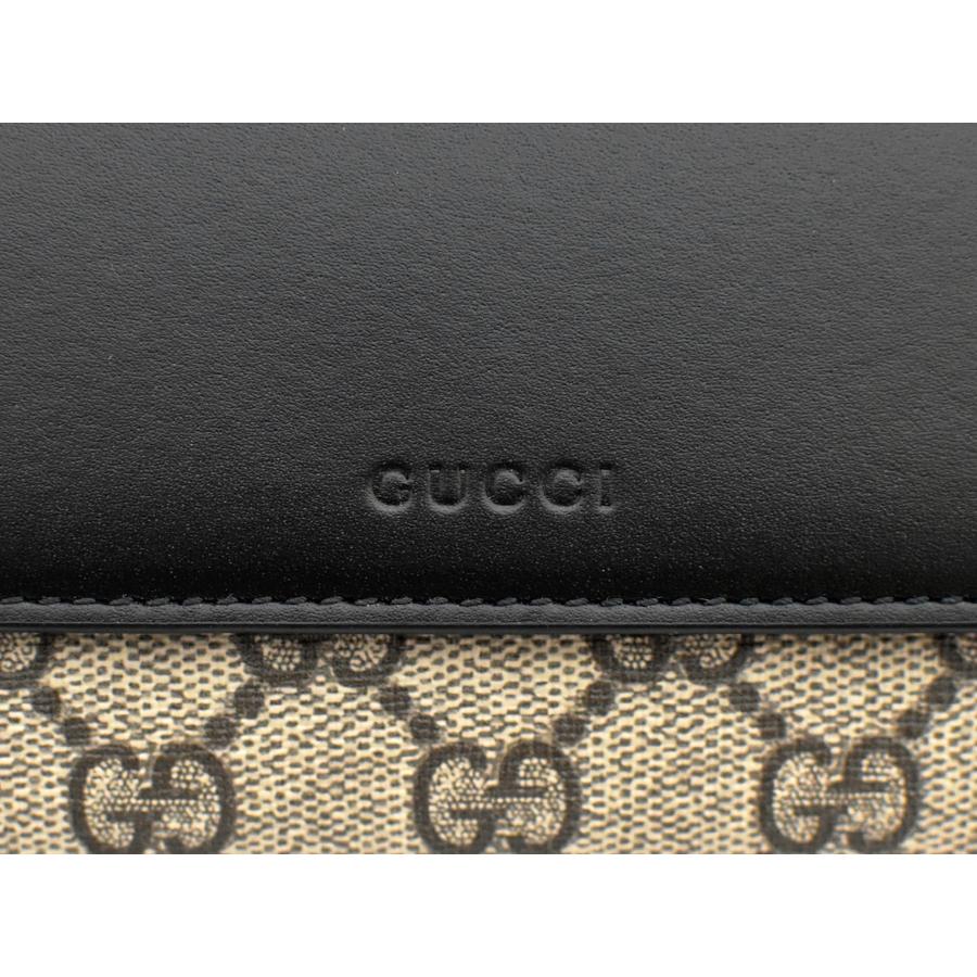 GUCCI GGキャンバス 二つ折り財布　長財布 . GGキャンバス グッチ 財布 GUCCI 二つ折り長財布 メンズ レディース