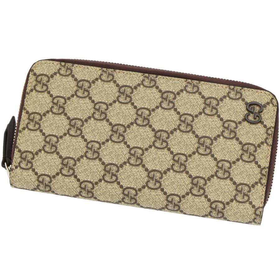 GUCCI　グッチ　長財布　キャンバス地 GGキャンバス グッチ 財布 GUCCI ラウンドファスナー長財布 メンズ