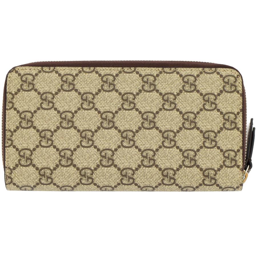 GGキャンバス グッチ 財布 GUCCI ラウンドファスナー長財布 メンズ