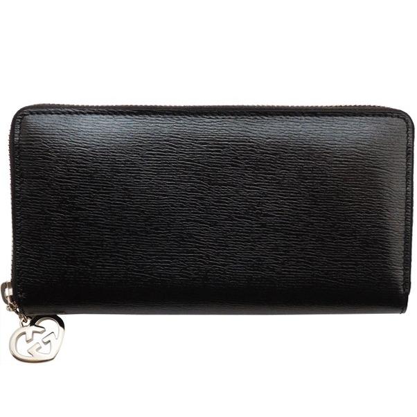 グッチ 財布 GUCCI ラウンドファスナー長財布 レディース シャイニー  