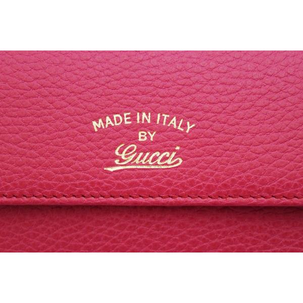 グッチ 財布 GUCCI 二つ折り長財布 レディース スウィング 354496