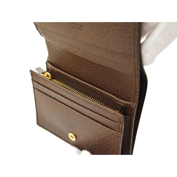 GGキャンバス グッチ 財布 GUCCI 二つ折りコンパクト財布 GGキャンバス グッチ 財布 GUCCI 二つ折りコンパクト財布