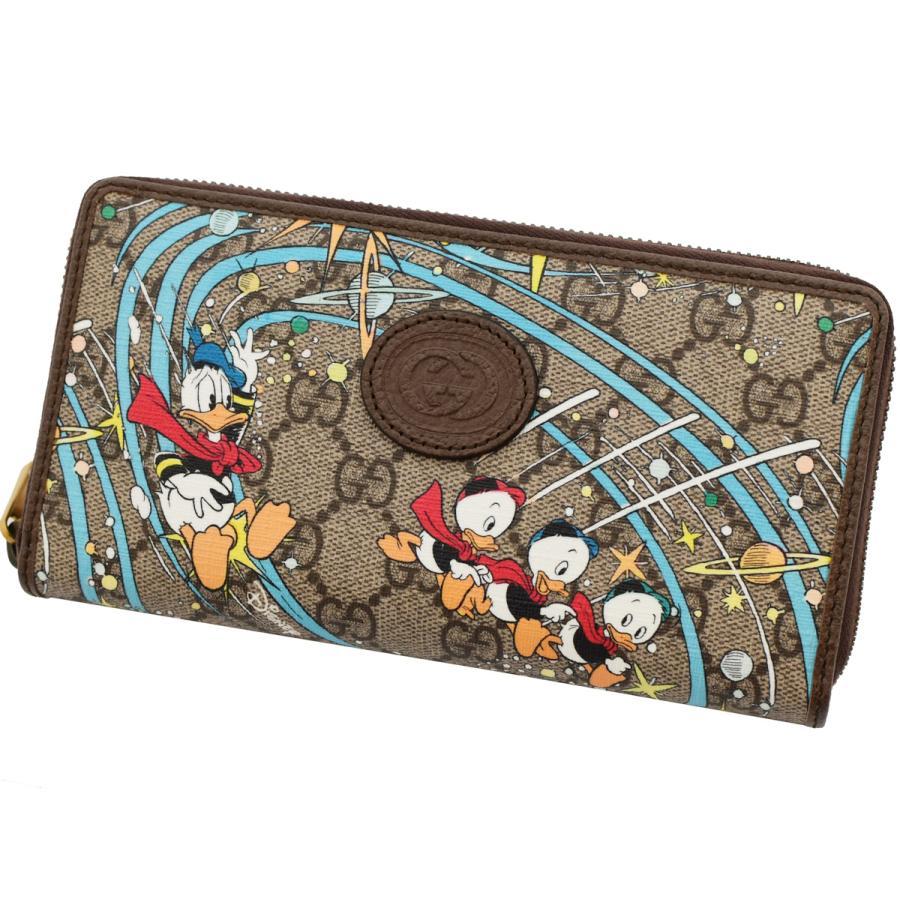 GGキャンバス グッチ 財布 GUCCI ラウンドファスナー長財布 メンズ