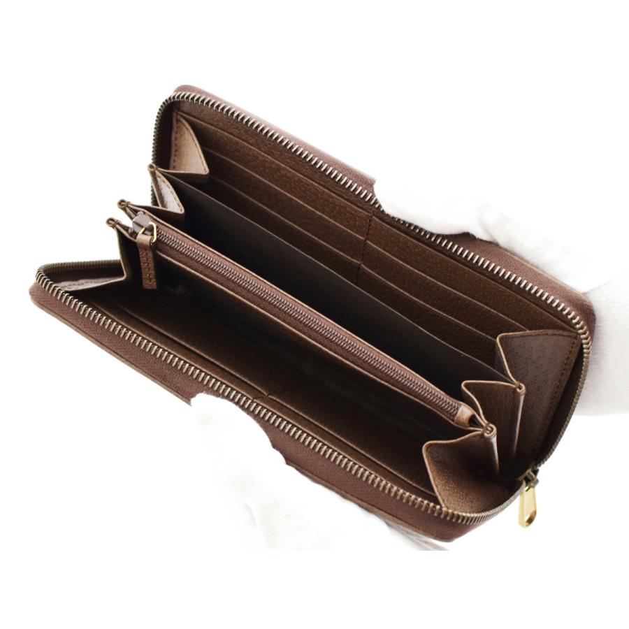 GGキャンバス グッチ 財布 GUCCI ラウンドファスナー長財布 メンズ