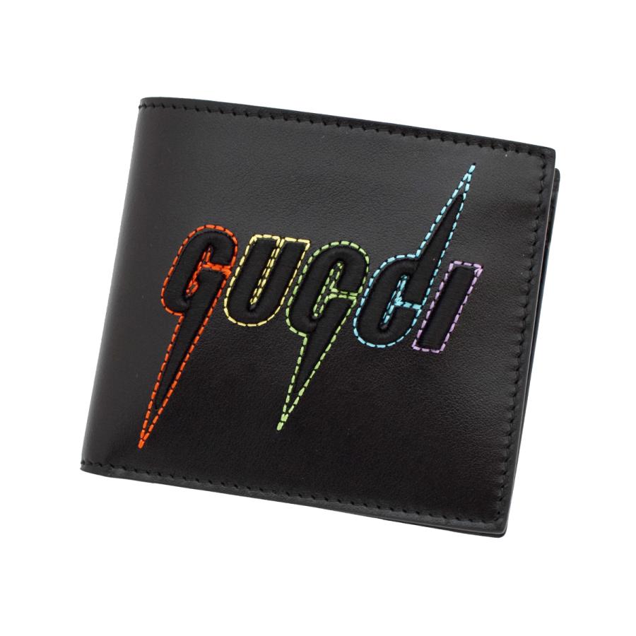 GUCCI グッチ財布 二つ折り財布 メンズ ブレード エンブリロイダリー 