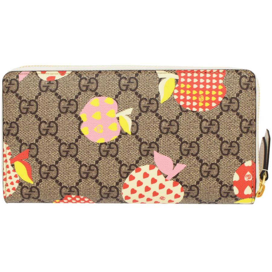 GGキャンバス グッチ 財布 GUCCI ラウンドファスナー長財布