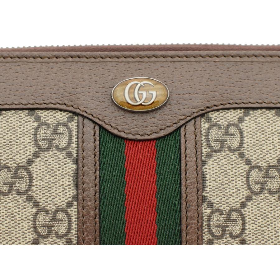 グッチ 財布 GUCCI ラウンドファスナー長財布 メンズ レディース ユニセックス GGスプリーム OPHIDIA オフィディア 597612