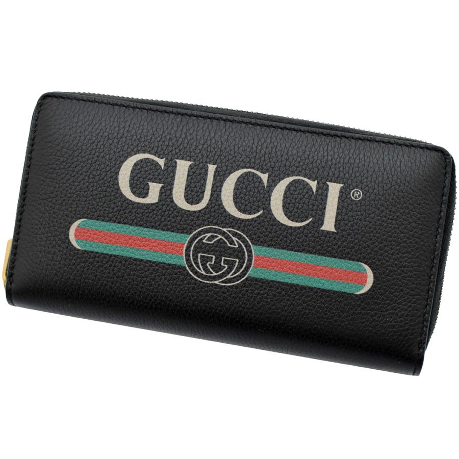 GUCCI グッチ GGロゴ ラウンドファスナー 長財布 ブラック レザー 美品 GUCCI（グッチ） 財布 ラウンドファスナー長財布 メンズ レディース