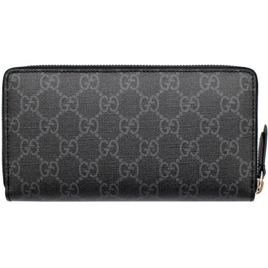 GGキャンバス グッチ 財布 GUCCI ラウンドファスナー長財布 メンズ