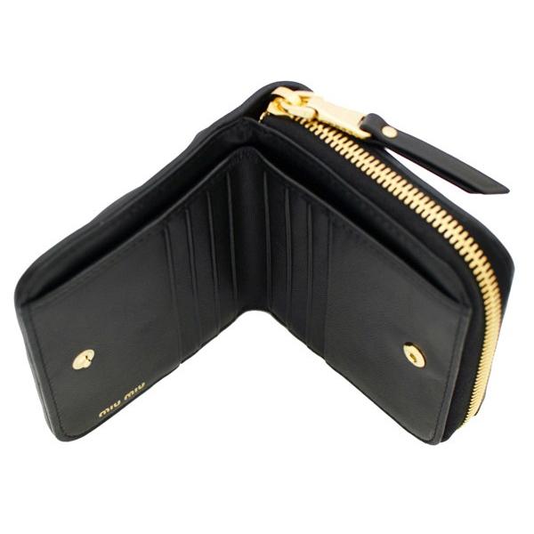 miu miu（ミュウミュウ） miu miu財布 マテラッセ 二つ折り財布