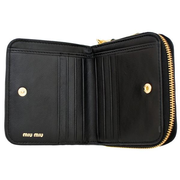 miu miu（ミュウミュウ） miu miu財布 マテラッセ 二つ折り財布