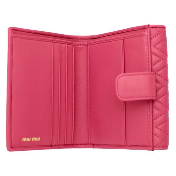 miu miu財布 ミュウミュウ Wホック二つ折り財布 NAPPA IMPUNTURE miu miu財布 ミュウミュウ Wホック二つ折り財布 NAPPA IMPUNTURE