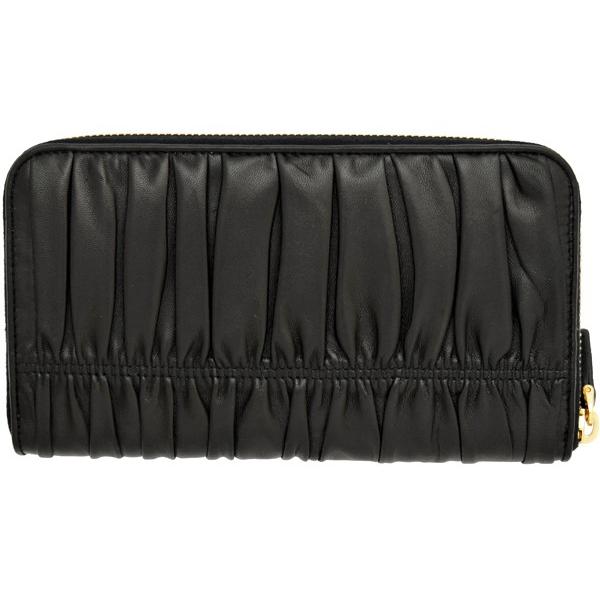 PRADA / NAPPA GAUFRE/長財布/レザー/BLK/レディース/1M0506 PRADA（プラダ） プラダ財布 ラウンドファスナー長財布 レディース