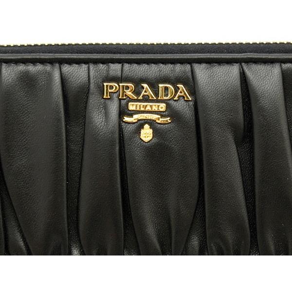 PRADA / NAPPA GAUFRE/長財布/レザー/BLK/レディース/1M0506 PRADA（プラダ） プラダ財布 ラウンドファスナー長財布 レディース