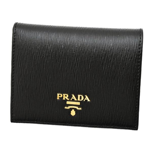 PRADA プラダ　ヴィッテロムーブ 二つ折り　財布 　1MV204 牛革 PRADA（プラダ） プラダ財布 二つ折り財布 メンズ ユニセックス