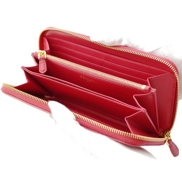 PRADA（プラダ） プラダ財布 ラウンドファスナー長財布 レディ−ス