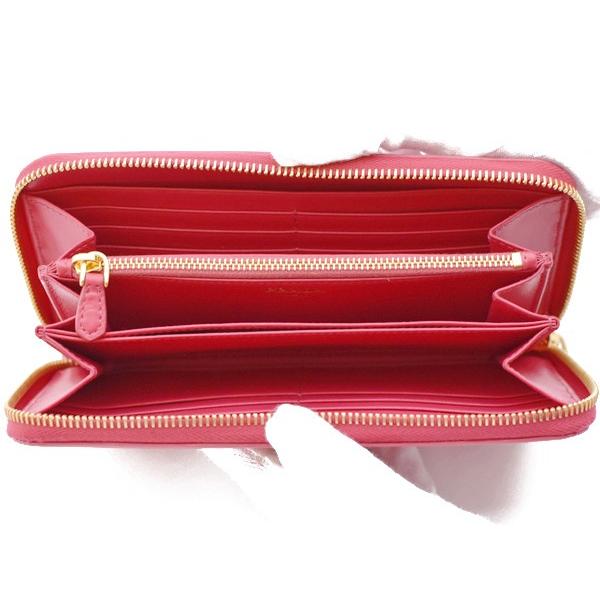 PRADA（プラダ） プラダ財布 ラウンドファスナー長財布 レディ−ス