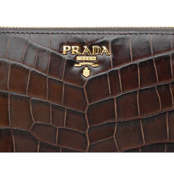PRADA（プラダ） プラダ財布 ラウンドファスナー長財布 レディース