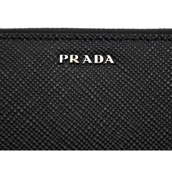 PRADA プラダ財布 ラウンドファスナー長財布 メンズ ユニ