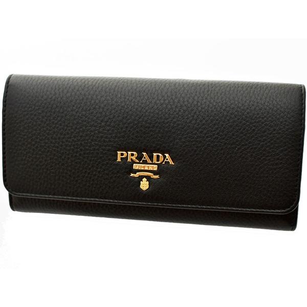 プラダ財布 PRADA 二つ折り長財布 レディース ユニセックス VITELLO 