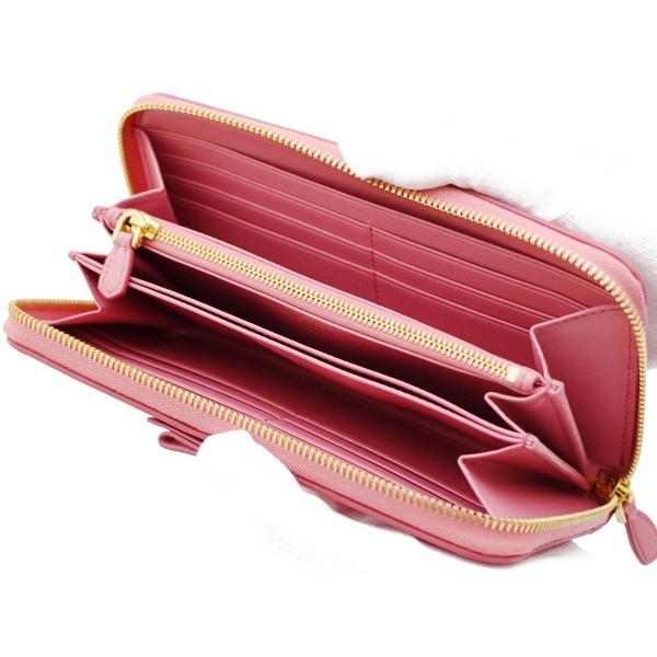 PRADA プラダ 長財布 バイカラー ラウンドジップ バイカラー PRADA(プラダ) 長財布(レディース) - 海外通販のBUYMA