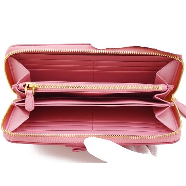 PRADA（プラダ） プラダ財布 ラウンドファスナー長財布 レディ−ス